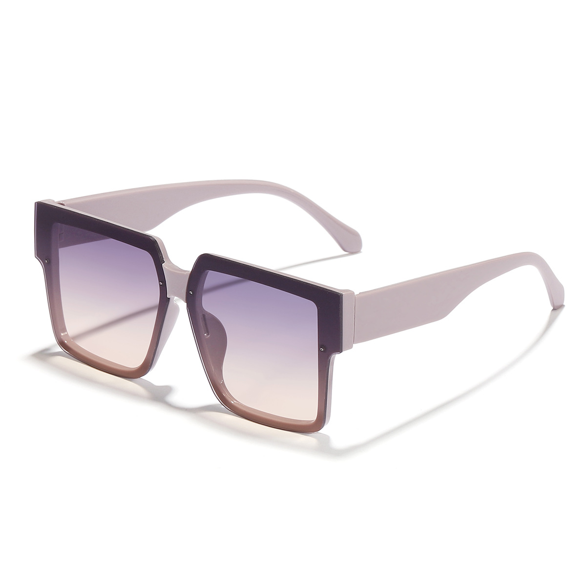 Marco gris púrpura rebanadas de té púrpura