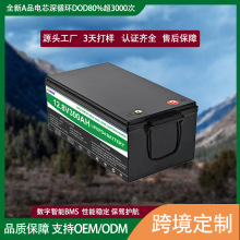 12V300AH磷酸铁锂电池太阳能光伏板储能电池3840WH房车船长续航