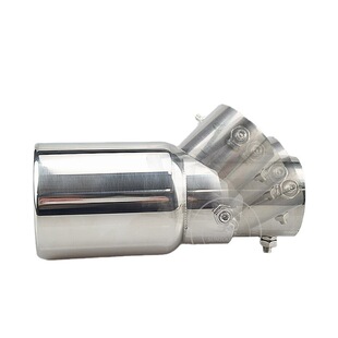 Car Elbow Stainless Steel Tail Pipe 63-89mm Multi-Directional Adjustable Stainless Steel Tail Pipe Exhaust Muffler Tail Tip