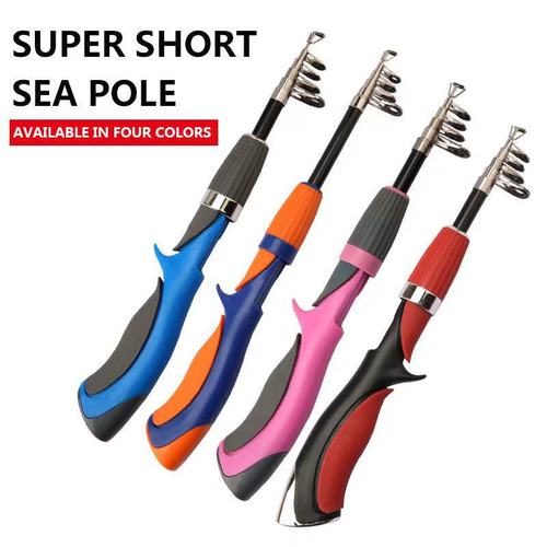 AliExpress ebay foreign trade small throwing rod with gun handle mini sea rod 1.2 1.4 1.6 1.8 meters processing and customization
