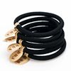 Hair rope, black ponytail, hair accessory, elastic case, Korean style, simple and elegant design