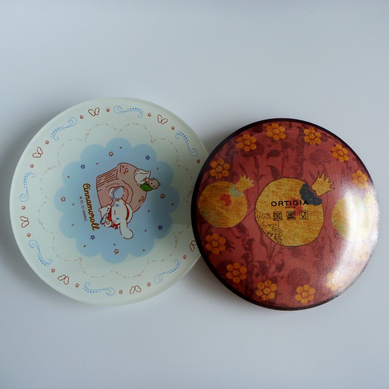 批发钢化玻璃盘子热转印印花礼品玻璃盘子热弯玻璃盘水果玻璃盘