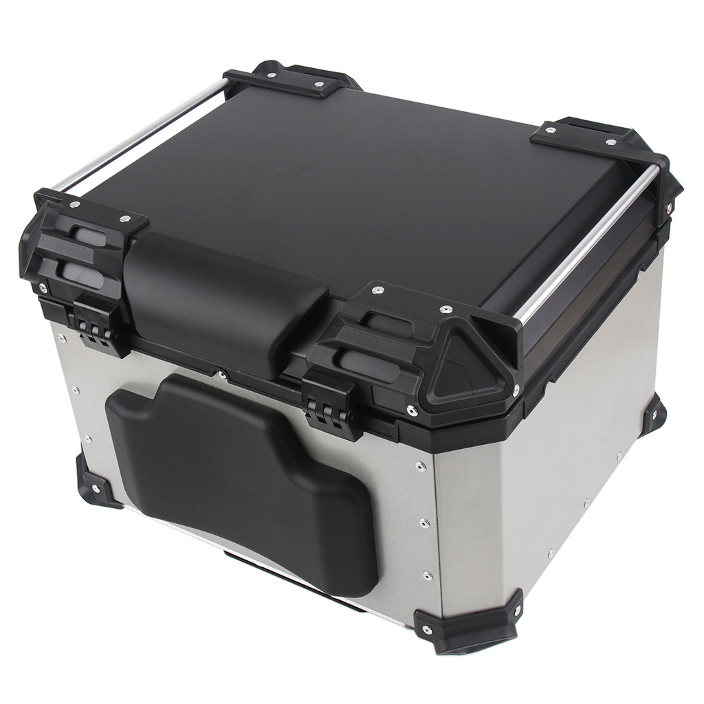 Mojiwei aluminum alloy tail box backrest 36L/45L/55L/65L trunk back cushion motorcycle cushion