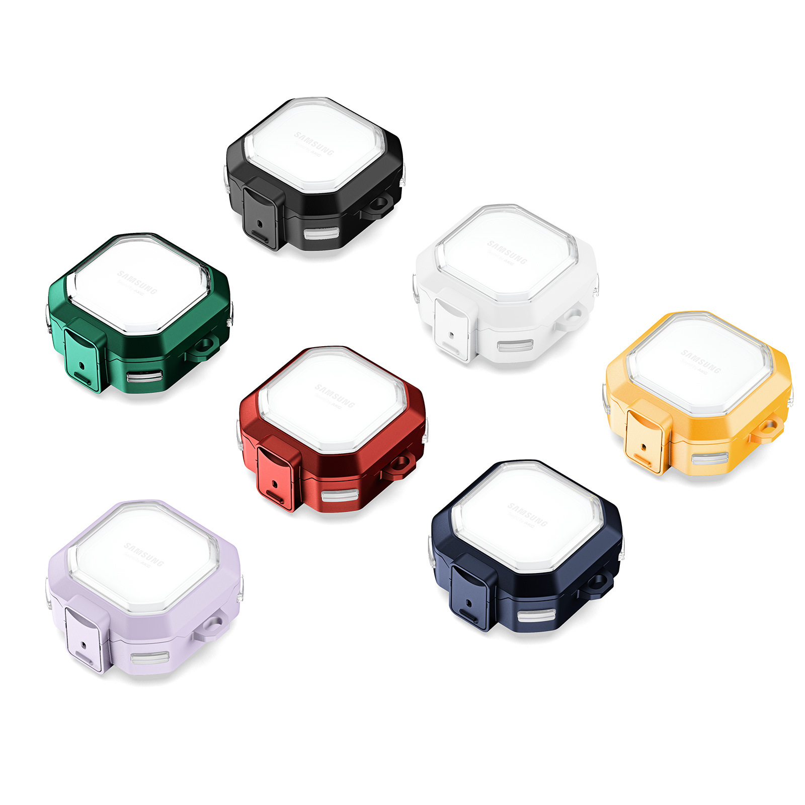 DD compatible Samsung BudsLive earphone case BudsPro translucent Bluetooth earphone cover wholesale