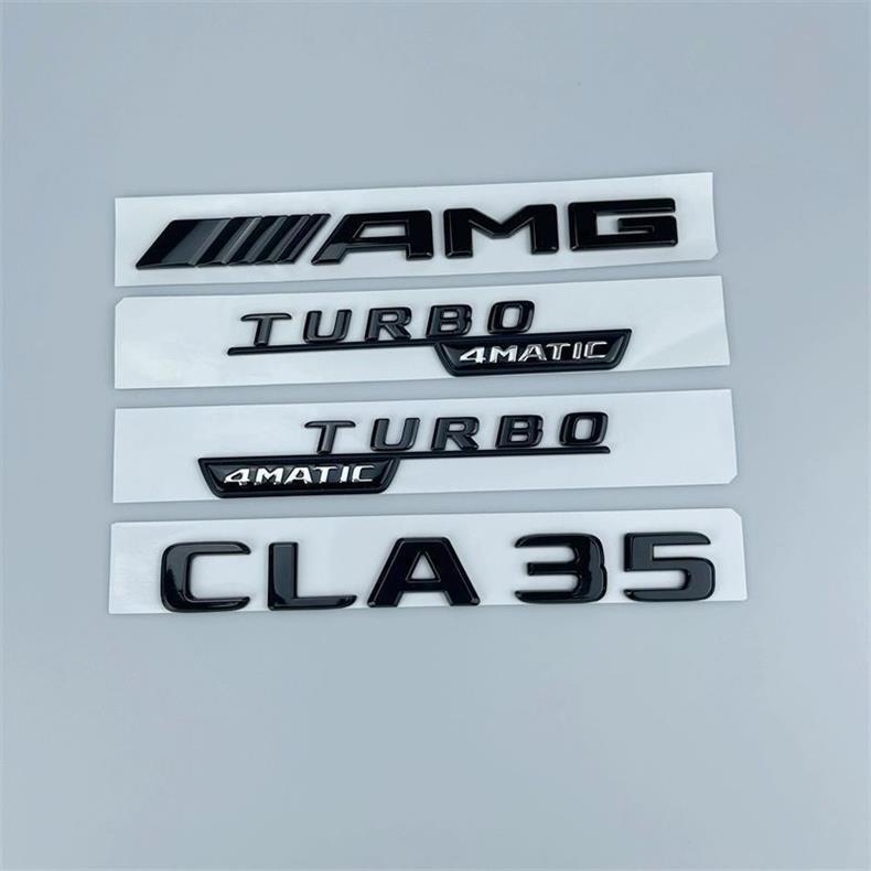 CLA black label Mercedes-Benz CLA modified black tail emblem CLA35 CLA200 CLA260 CLA45 car emblem blacked out