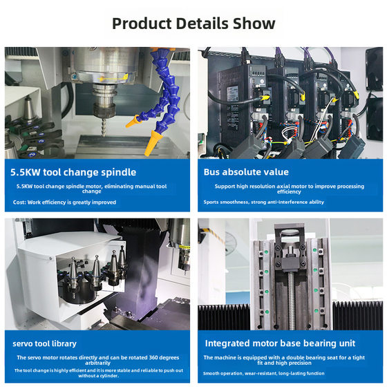 cnc engraving machine small cnc machining center metal engraving machine automatic high speed engraving and milling machine engraving machine