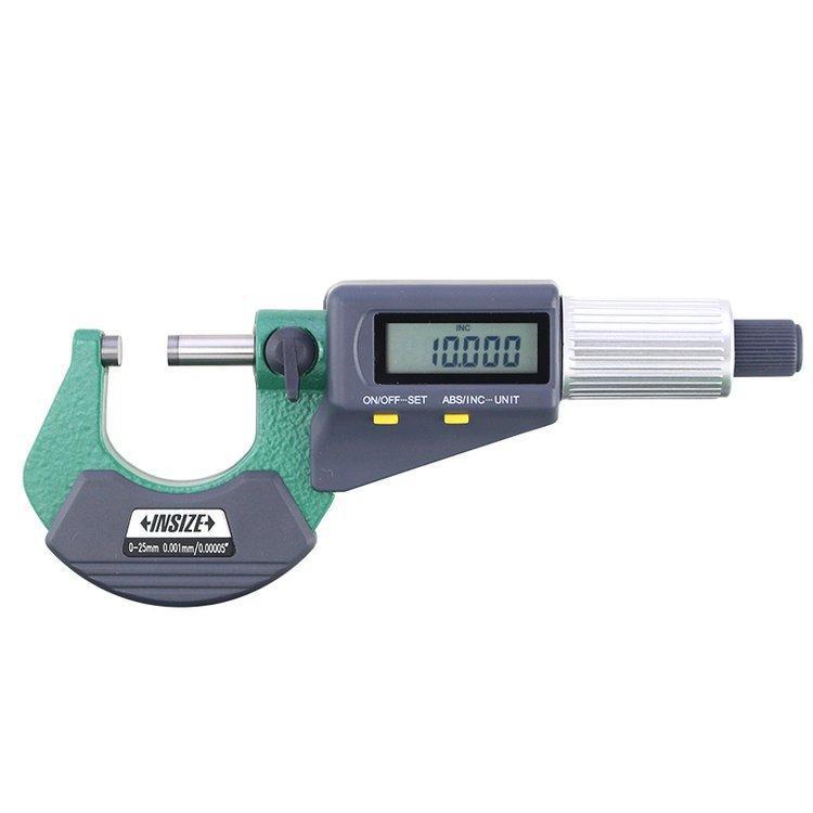 原装INSIZE英示电子数显外径千分尺0-25经济型3109-25AC正品代理