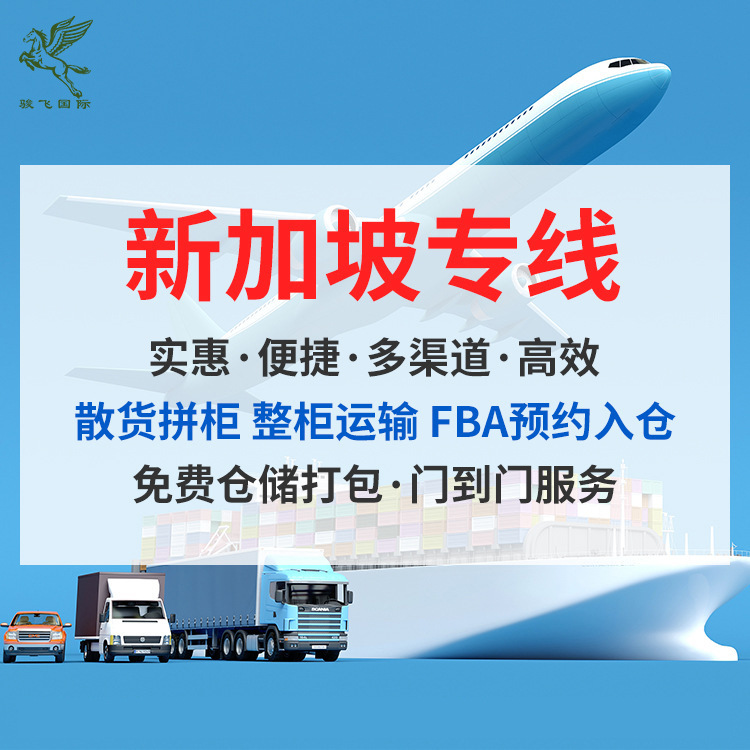 新加坡转运物流东南亚ups亚马逊海运空运专线FBA头程集运海外仓配