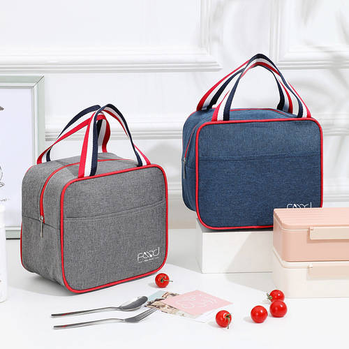 Korean cationic lunch box bag insulation bag lunch bag handbag hand bag student bag lunch bag