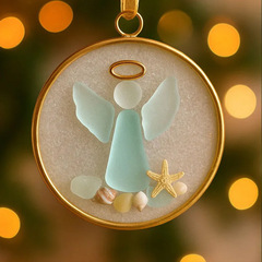 跨境新品Angel Memorial Ornament 圣诞节天使纪念挂饰圣诞树挂件