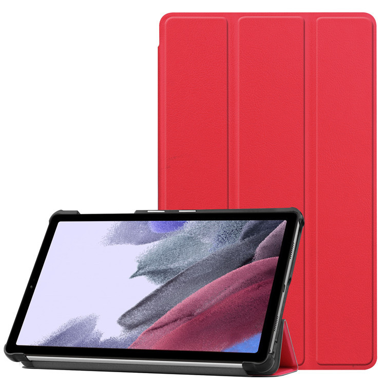 For Samsung Tab A7 Lite 8.7 inch flat case SM-T220 leather case T225 tri-fold protective case