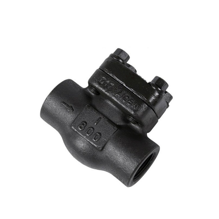 生产H61H-16C 锻钢焊接止回阀 A105锻钢高温承插焊接升降式止回阀