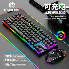 RAIKU雷魁R905無線充電キーボードマウスセットゲーム発光キーボードマウスセットebayアマゾン