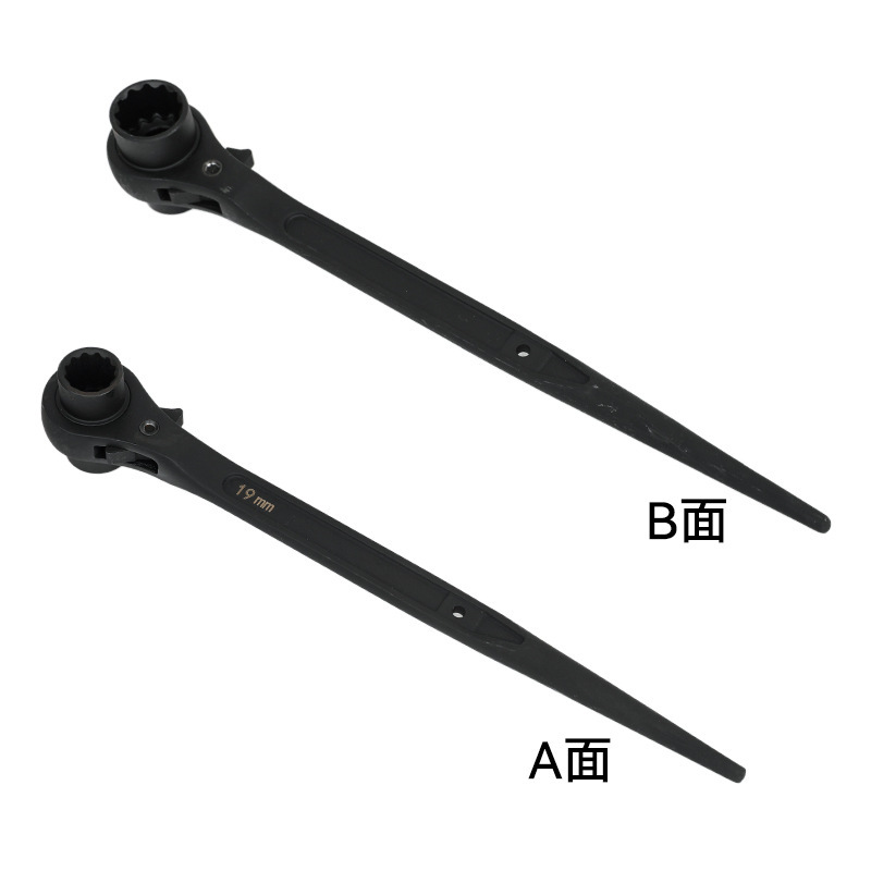 リン酸チップテールラチェットレンチ足場両頭双方向ラチェットレンチラチェットレンチ工業用グレードの高速ラチェット|undefined