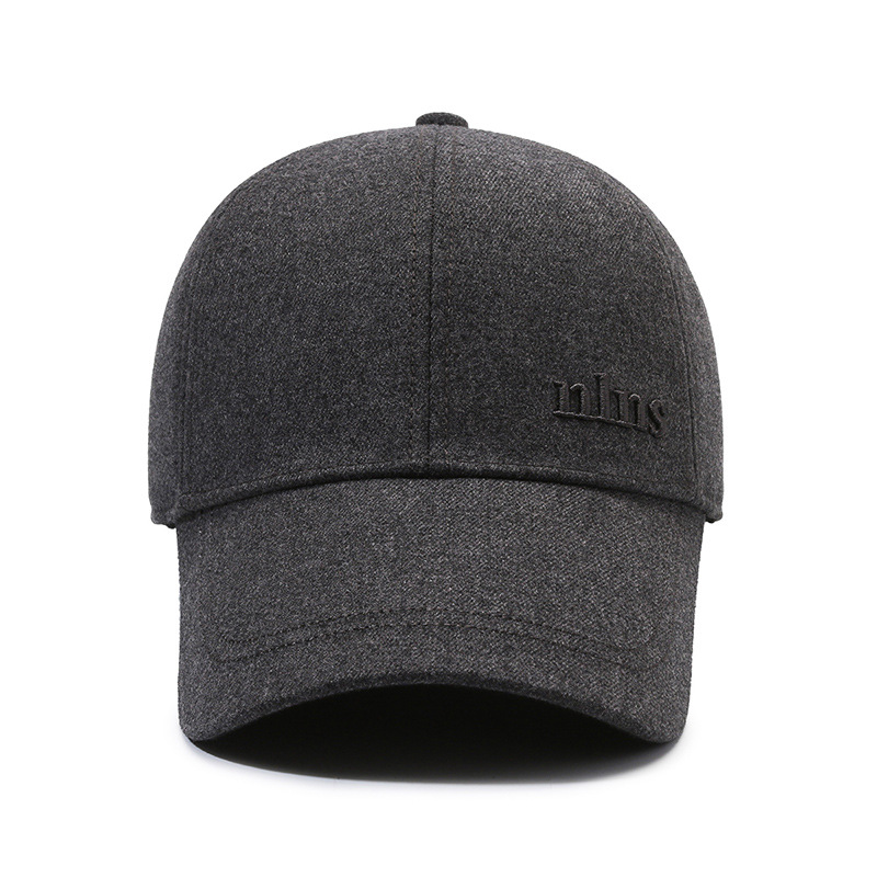 Warm Men's Baseball Cap For Autumn And Winter With Ear Protection_voghion.com