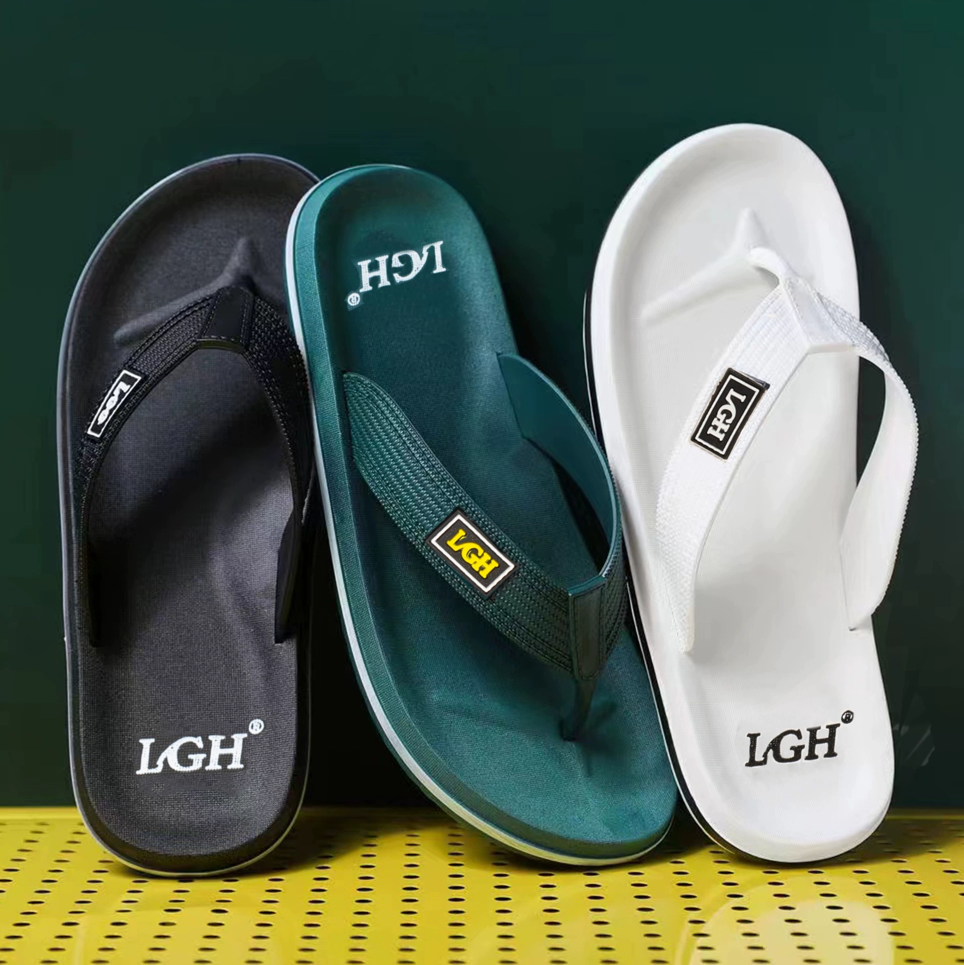 Оптовая Новая экспортная Мужская обувь из ПВХ для электронной коммерции, черные/белые мягкие шлепанцы, Пляжная Повседневная простая Домашняя мужская обувь