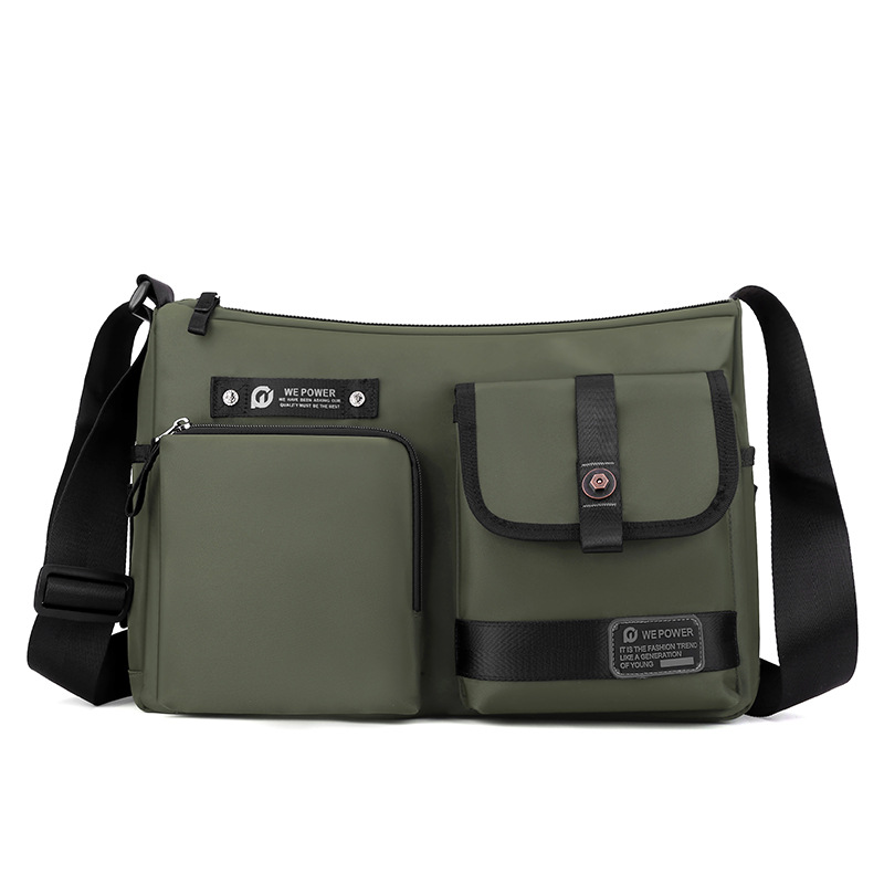 Wepower nuevo bolso de hombro de los hombres de moda casual bolso de los hombres al aire libre mochila de gran capacidad crossbody bolso de hombro