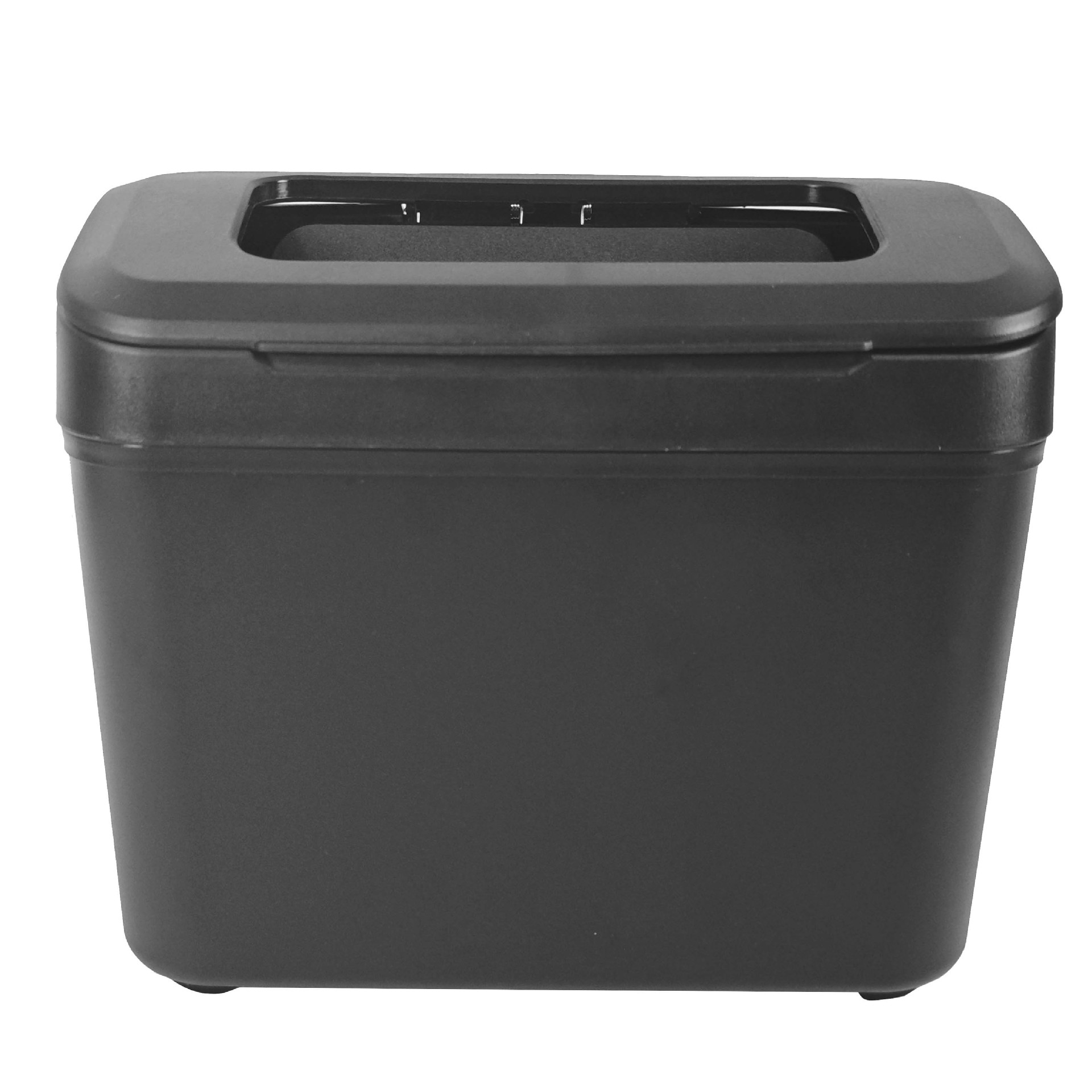 Nuevo bote de basura para automóvil, caja de almacenamiento para automóvil de gran capacidad, caja de basura montada en el respaldo de la silla del automóvil, almacenamiento a presión con tapa