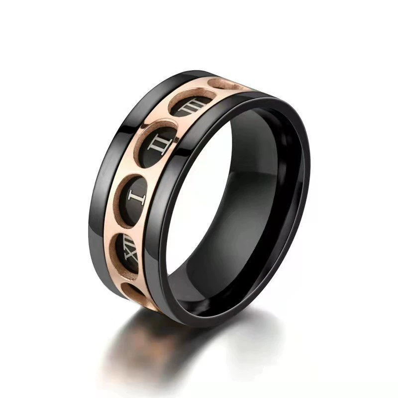 Ring stainless steel for beloved, accessory, European style, for import, wholesale