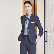 职业西装套装女秋冬酒店前台接待工装珠宝店售楼部房地产销售正装