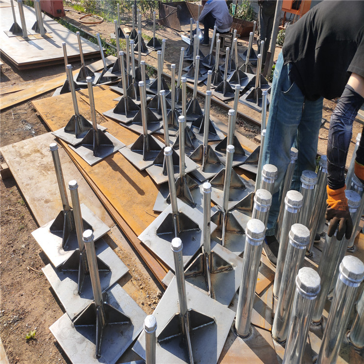 万名钢管 铁路用路基沉降观测板 沉降板配件厂家直发送货上门