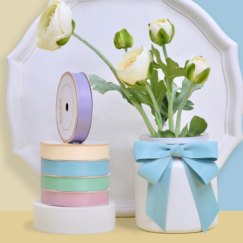 全消光双面涤纶带 涤纶材质服装家纺装饰缎带礼品痛板丝带