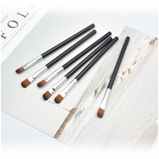 in stock Now Single Long Handle Black New Eye Shadow Brush Beginners Single Beauty Makeup Single Brush