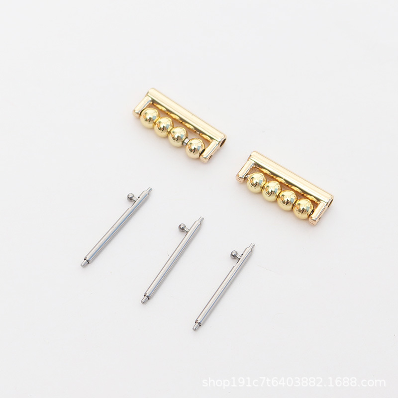 [mẫu tai thô] hạt đệm vàng-4 vàng / Giao diện 18mm (kèm kim tháo nhanh)