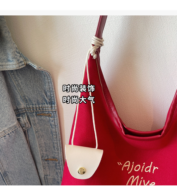 Tote Bag Women 2025 large-capacity fashionable casual women's bag, simple and versatile women's single-shoulder bag, travel handbag Application Scenario