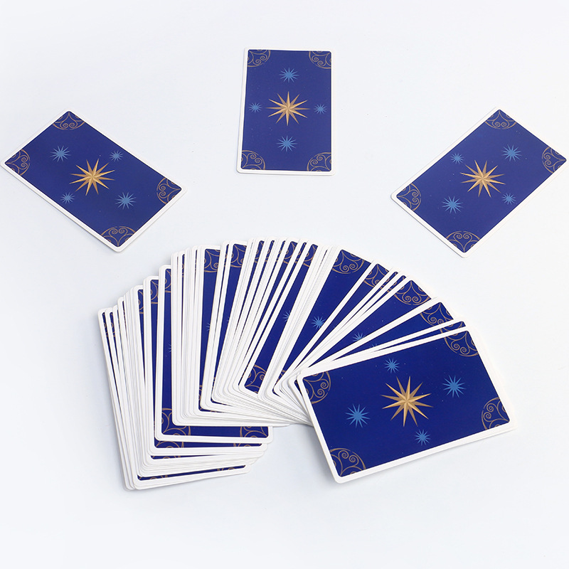 Cartas de tarot bilingües clássicas espanhol-inglês para jogos_voghion.com