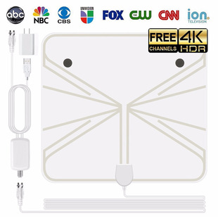 4K HD indoor free digital TV antenna ground wave antenna digital signal with amplification receiver booster