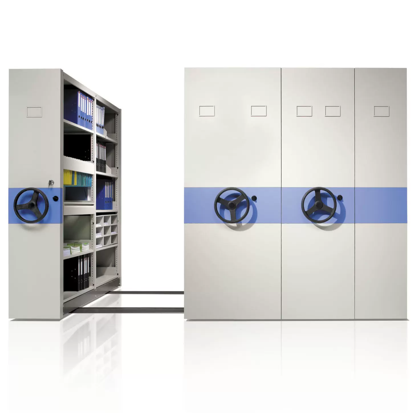 东莞工厂移动密集柜档案柜活动柜文件柜移动柜铁柜凭证柜书架收纳