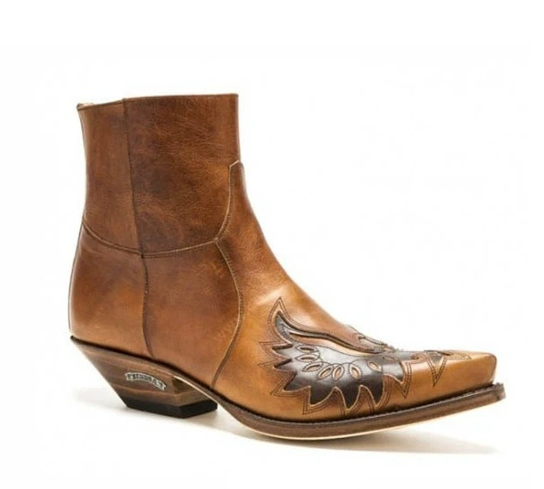 Фабрика прямые Осень и зима внешней торговли толстый каблук 38-48 ярдов Орел инкрустированные вышитые ботинки Челси