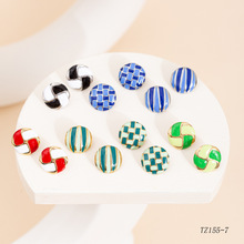 INSС�ڸ߼�������ɫ������������14K��Բ�β����Ůʿ��������