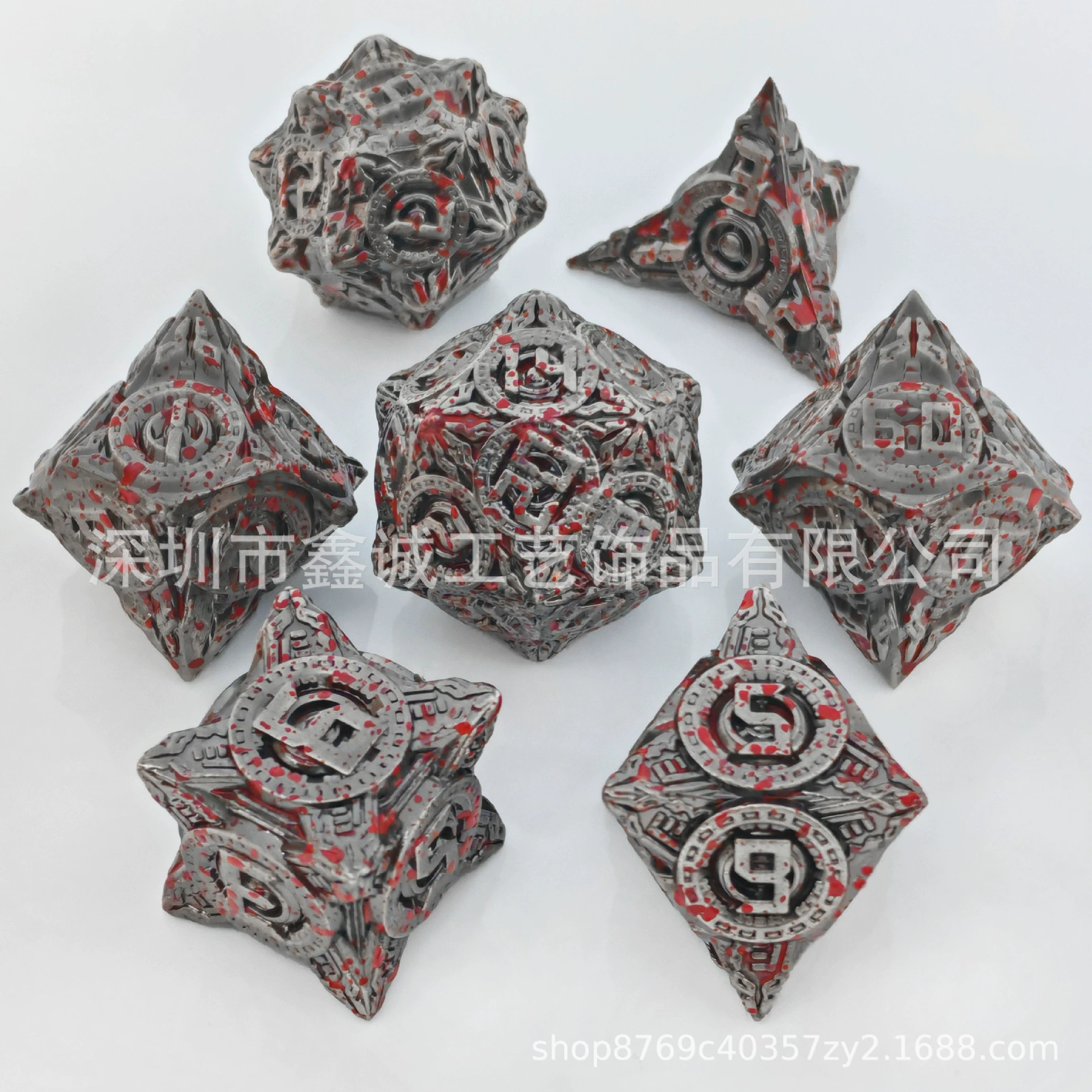 Настольная игра, металлические кубики, набор, косплей