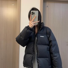 白鸭绒面包服女短款羽绒服反季25年学生情侣同款外套保暖2025新款