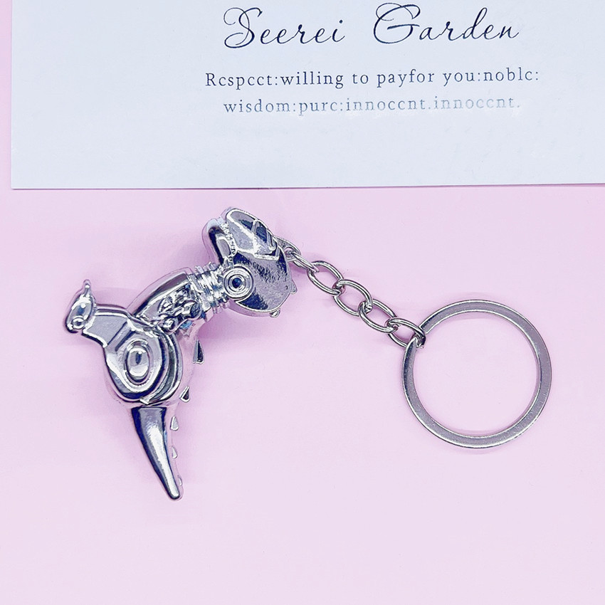 Plating Design Cute Dinosaur Alloy Plating Unisex Bag Pendant Keychain