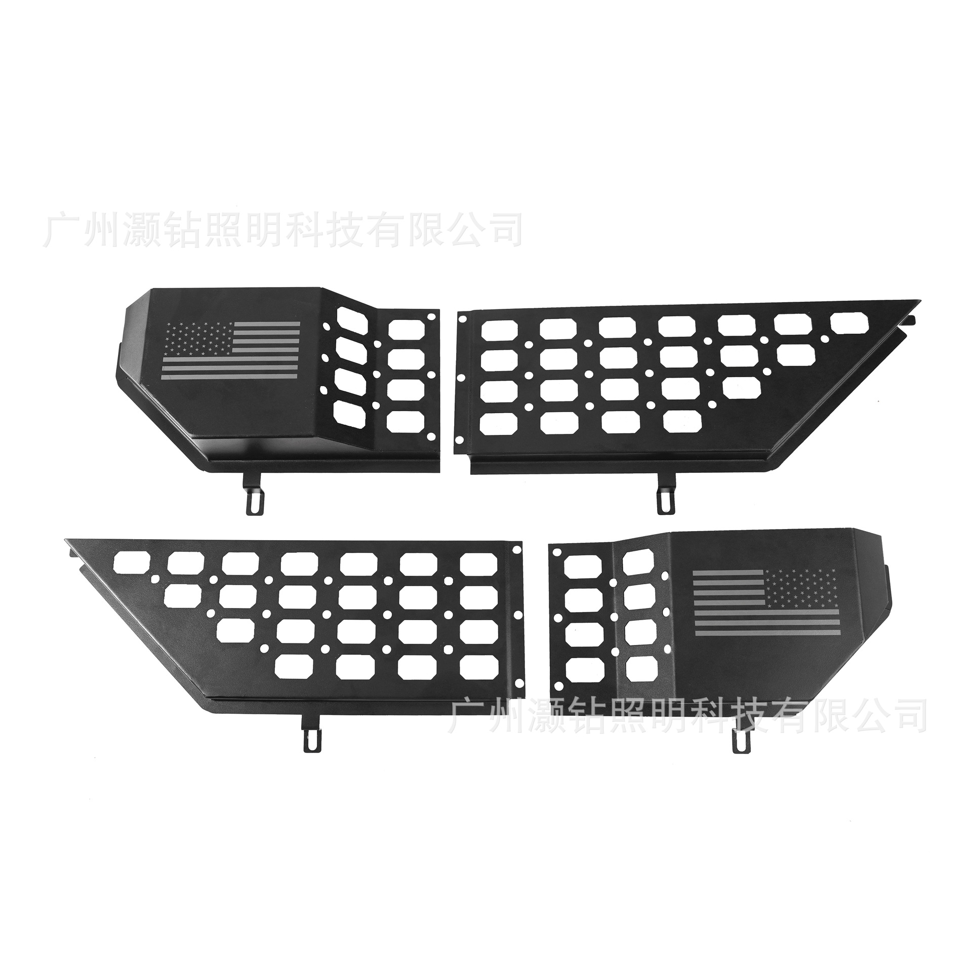 ラングラーのフロントドア収納ボックス、新しいJLドアメタル収納ラック、ラングラーJL収納ボックスアクセサリーに適しています。