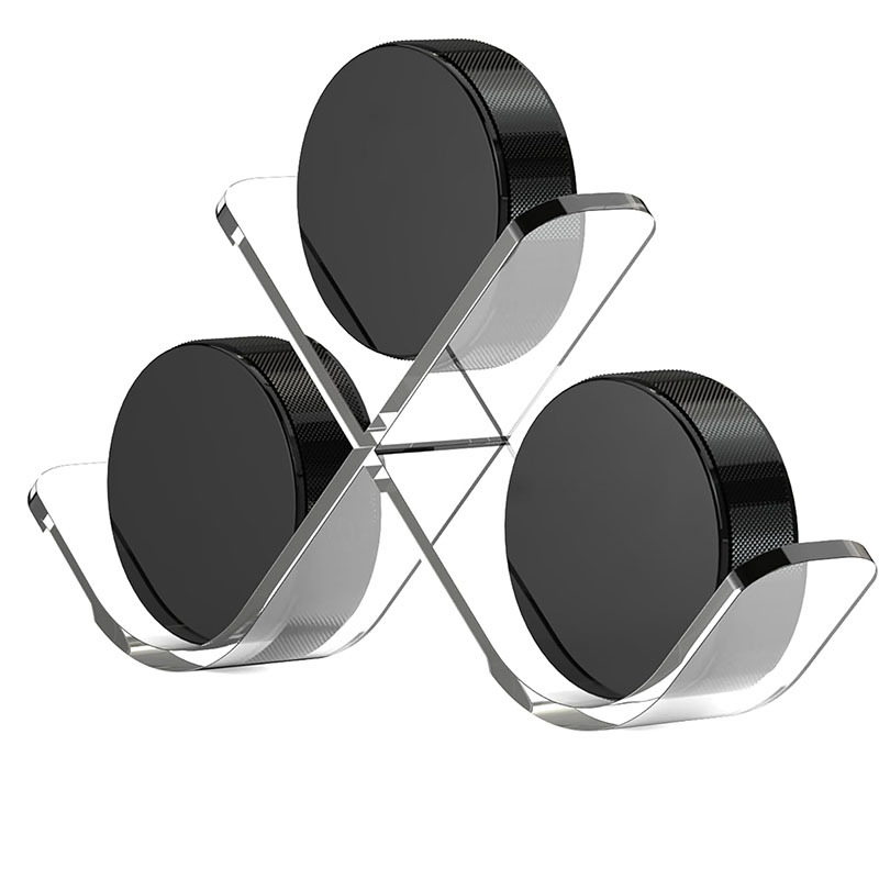 Transparent Acrylic Triple Hockey Display Hockey Acrylic Transparent Box Parker Holder