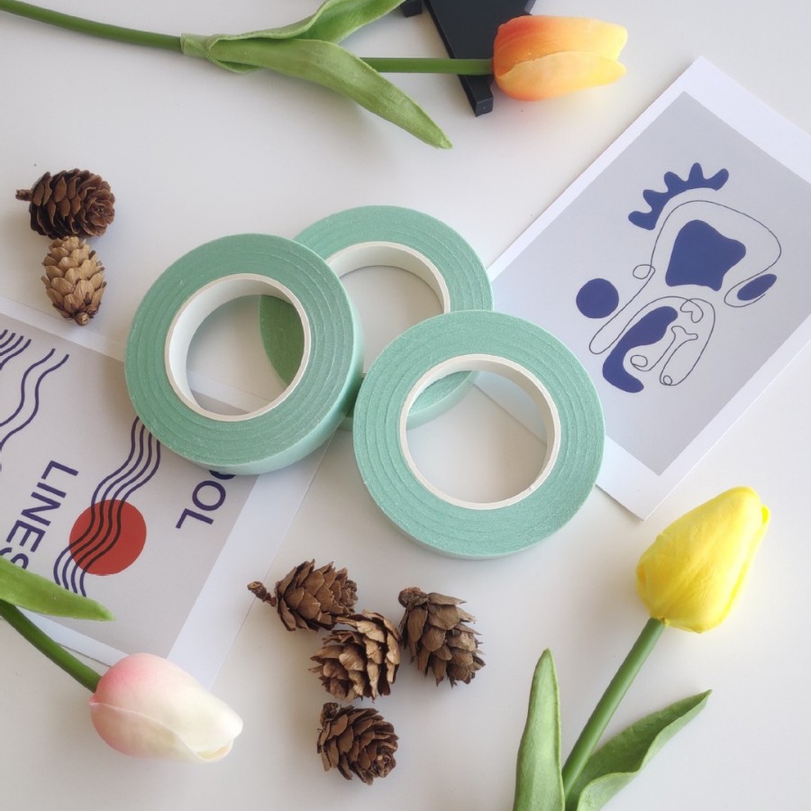 Ventas directas de fábrica cinta floral 27 m flor varilla cinta de papel crepé cinta de color al por mayor de producción de bricolaje