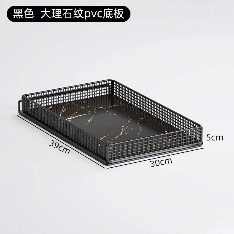 30*39 검정/대리석 PVC 베이스 플레이트