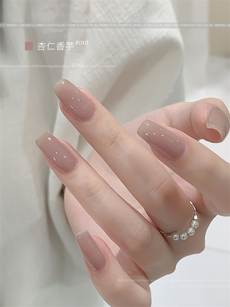 KaSi fototerapia Esmalte de uñas pegamento 2023 nueva primavera y el verano popular blanco lechoso nude rojo cereza salón especial