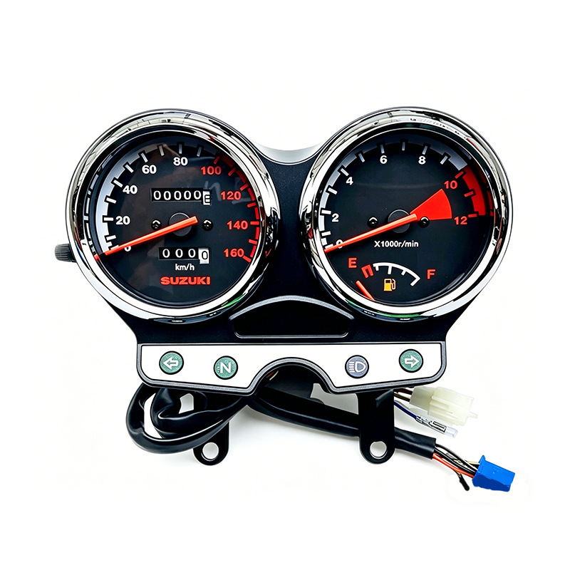 Cross-Border Motorcycle Instrument Panel Junchi Gt125 Speedometer Qs125-5 Speedometer Odometer Tachometer Kilometer Meter Assembly