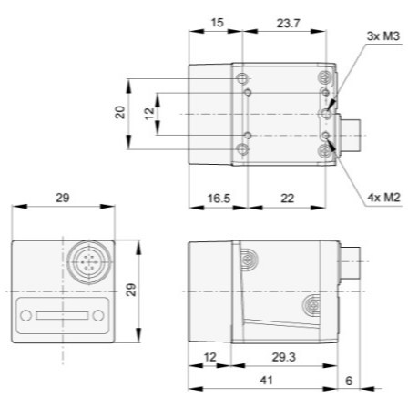 面阵相机  巴斯勒BASLER　acA1600-20um