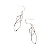 Jewelry, fashionable earrings, silver 925 sample, simple and elegant design