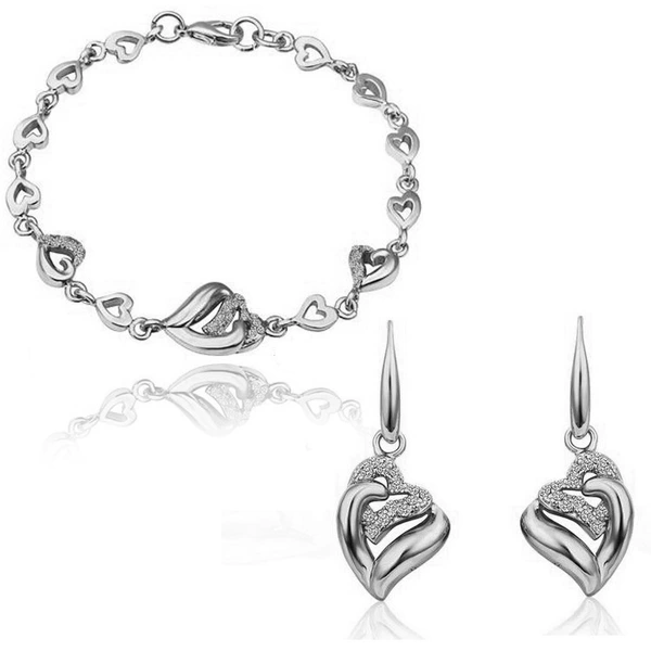 Earrings, bracelet