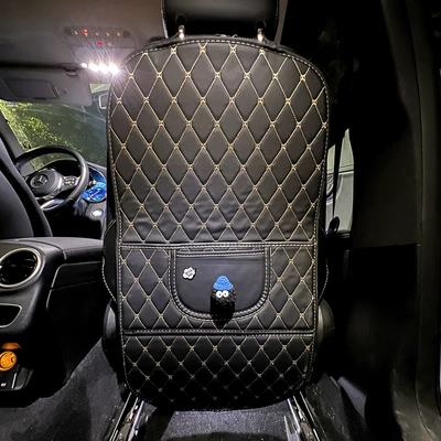 Chair back anti-kick pad – Pad - blue-hat-briquettes-black-anti-kick-pad-long-style