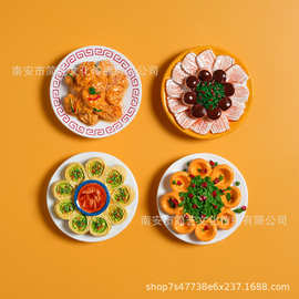 东北文创东北菜食玩冰箱贴东北特产冰箱贴磁贴东北铁锅炖冰箱贴