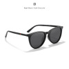 KDEAM new round frame polarized sunglasses men's fishing glasses women's street shooting gradient trendy glasses KD336