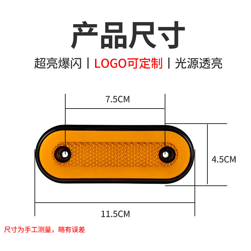 工場直販 Amazon 越境製品 トラック LED ライトガイド サイドライト トラック ライトガイド 12v-24v|undefined